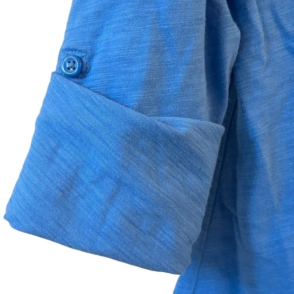 LL Bean Cardigan Cotton Blue Small 💙 - Picture 3 of 8